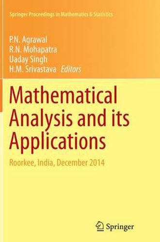 Cover image for Mathematical Analysis and its Applications: Roorkee, India, December 2014