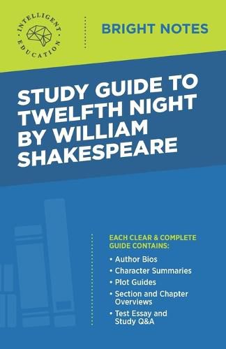 Cover image for Study Guide to Twelfth Night by William Shakespeare