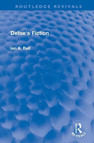 Cover image for Defoe's Fiction