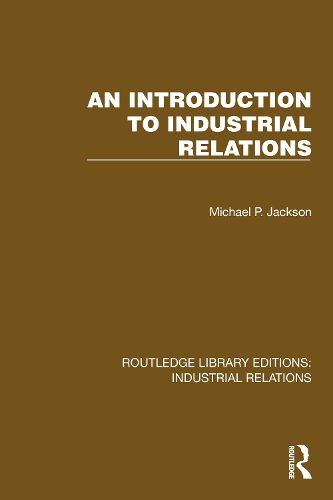 Cover image for An Introduction to Industrial Relations