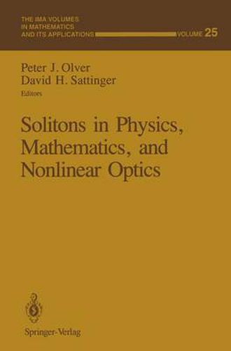 Cover image for Solitons in Physics, Mathematics, and Nonlinear Optics