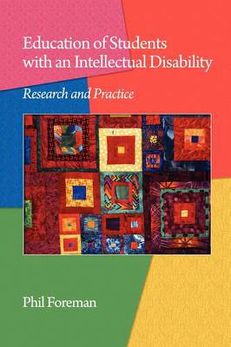 Cover image for Education of Students with an Intellectual Disability: Research and Practice