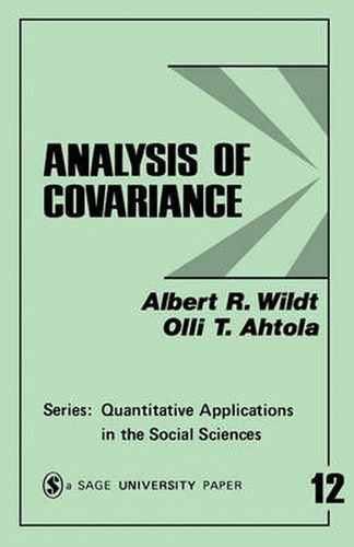 Cover image for Analysis of Covariance