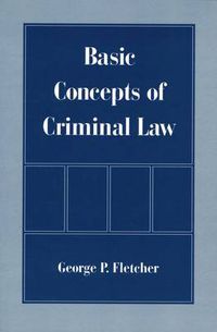 Cover image for Basic Concepts of Criminal Law