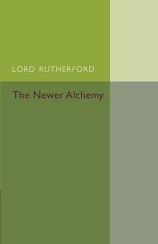 Cover image for The Newer Alchemy