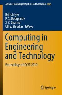 Cover image for Computing in Engineering and Technology: Proceedings of ICCET 2019