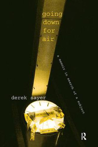 Cover image for Going Down for Air: A Memoir in Search of a Subject