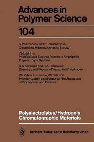 Cover image for Polyelectrolytes Hydrogels Chromatographic Materials