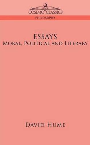 Cover image for Essays: Moral, Political and Literary