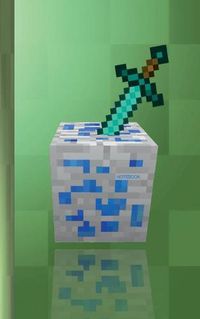 Cover image for Funcraft - The best unofficial Notebook (ruled paper) for Minecraft Fans: notepad, tablet, scratch pad, pad, gift booklet. christmas present gift, eastern, birthday, craft, pixel, bestseller