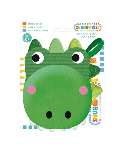 Sensory Snuggables Dinosaur Hand-Puppet Soft Book