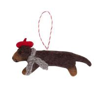 Cover image for Dachshund Felt Decoration