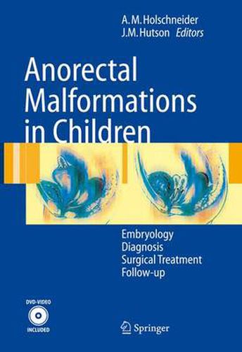 Cover image for Anorectal Malformations in Children: Embryology, Diagnosis, Surgical Treatment, Follow-up