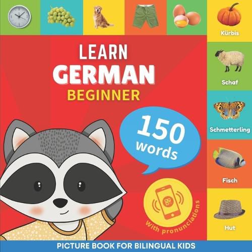 Cover image for Learn german - 150 words with pronunciations - Beginner