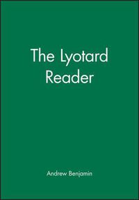 Cover image for The Lyotard Reader