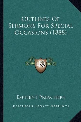 Cover image for Outlines of Sermons for Special Occasions (1888)