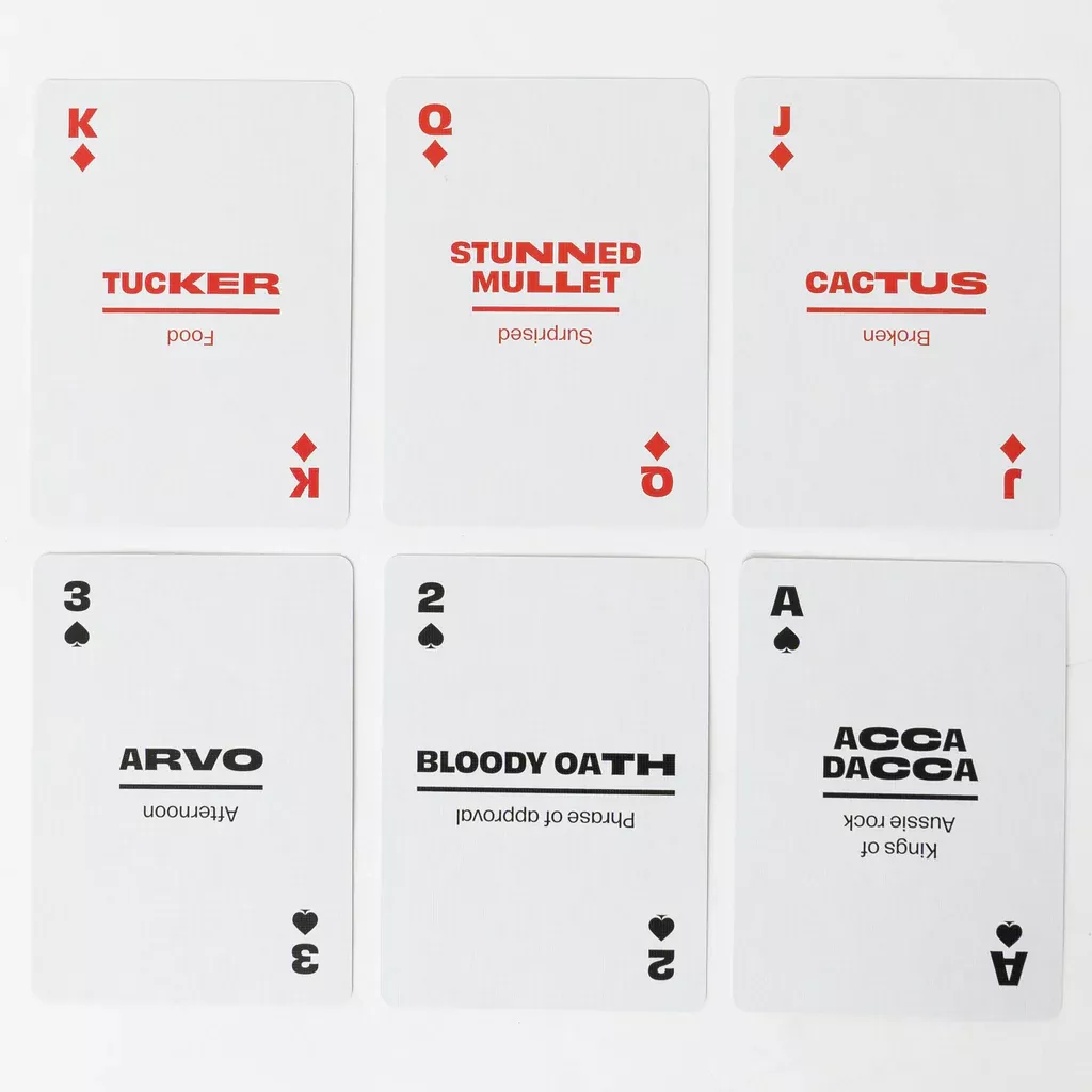 Aussie Slang Playing Cards
