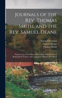 Cover image for Journals of the Rev. Thomas Smith, and the Rev. Samuel Deane