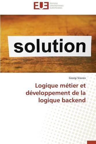 Cover image for Logique M tier Et D veloppement de la Logique Backend