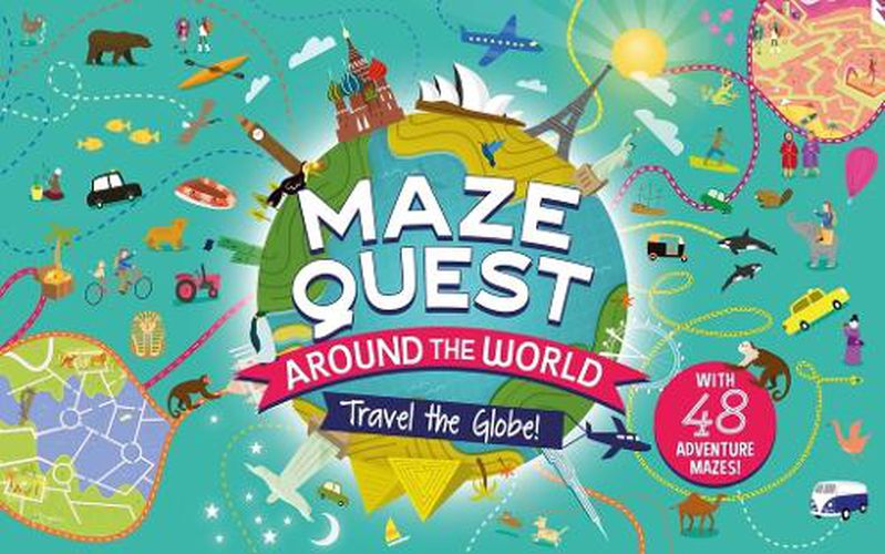 Cover image for Maze Quest: Around the World