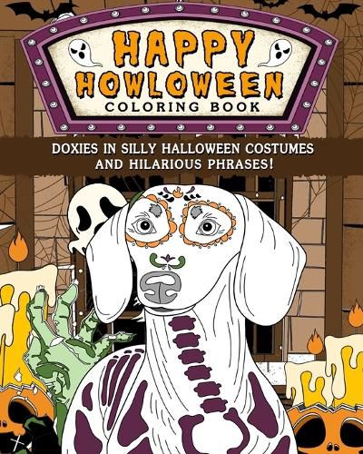 Cover image for Doxies Happy Howloween Coloring Book