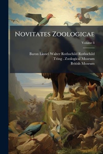 Cover image for Novitates Zoologicae: A Journal of Zoology, Volume 8