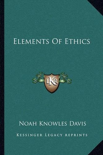 Elements of Ethics