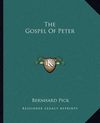 Cover image for The Gospel of Peter