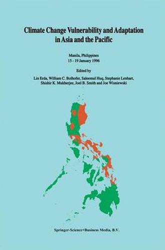 Climate Change Vulnerability and Adaptation in Asia and the Pacific: Manila, Philippines, 15-19 January 1996