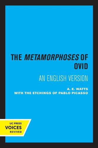 Cover image for The Metamorphoses of Ovid: With the Etchings of Pablo Picasso