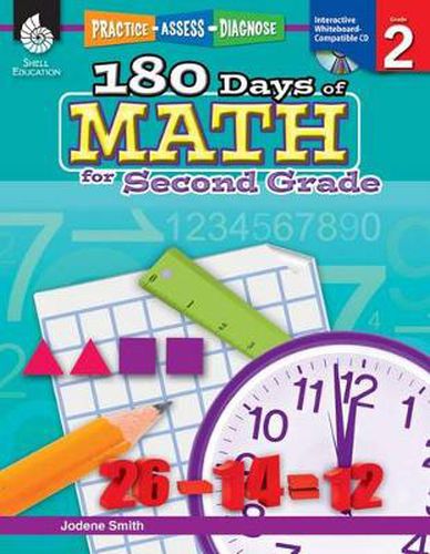 Cover image for 180 Days of Math for Second Grade: Practice, Assess, Diagnose