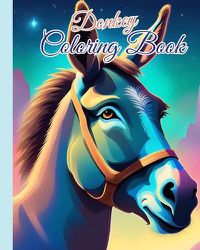 Cover image for Donkey Coloring Book