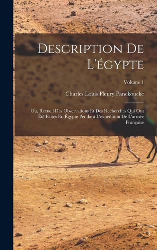 Cover image for Description De L'egypte