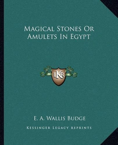 Magical Stones or Amulets in Egypt