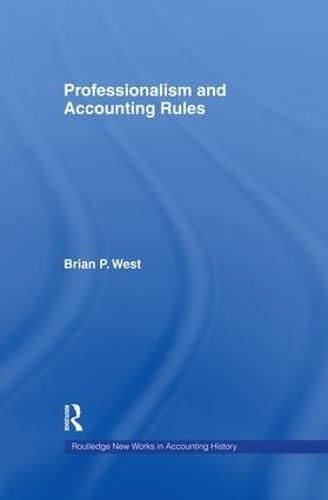 Cover image for Professionalism and Accounting Rules