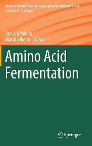 Cover image for Amino Acid Fermentation