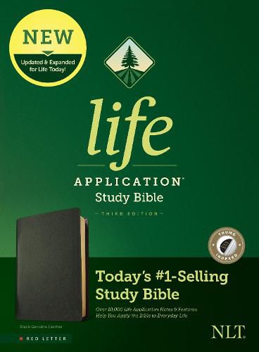 Cover image for NLT Life Application Study Bible, Third Edition, Black