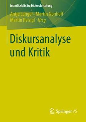 Cover image for Diskursanalyse Und Kritik