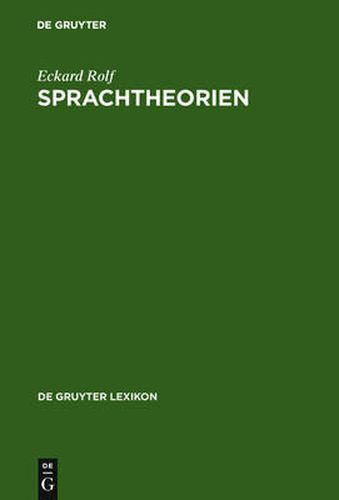 Cover image for Sprachtheorien