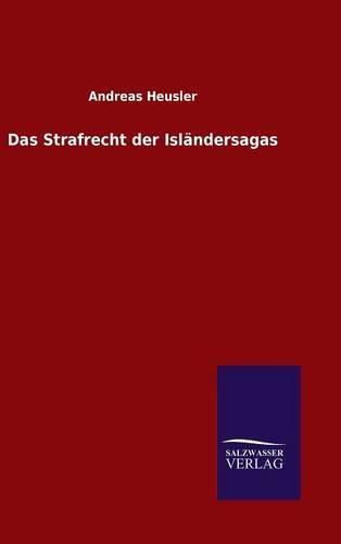 Das Strafrecht der Islandersagas