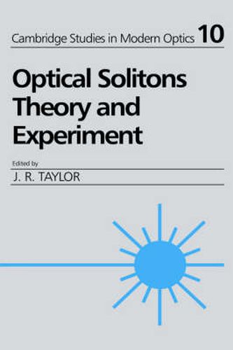 Cover image for Optical Solitons: Theory and Experiment