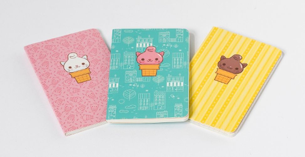Cover image for Kitty Cones Pocket Notebook Collection (Set of 3)