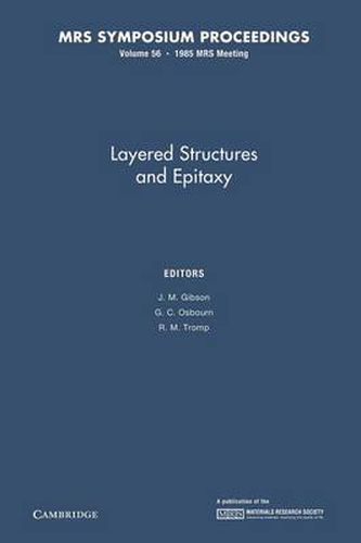 Cover image for Layered Structures and Epitaxy: Volume 56