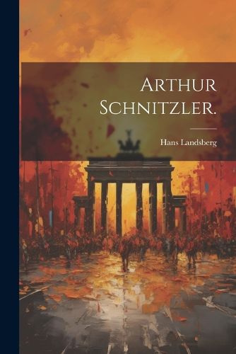 Cover image for Arthur Schnitzler.