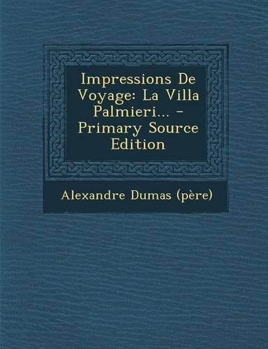 Cover image for Impressions De Voyage