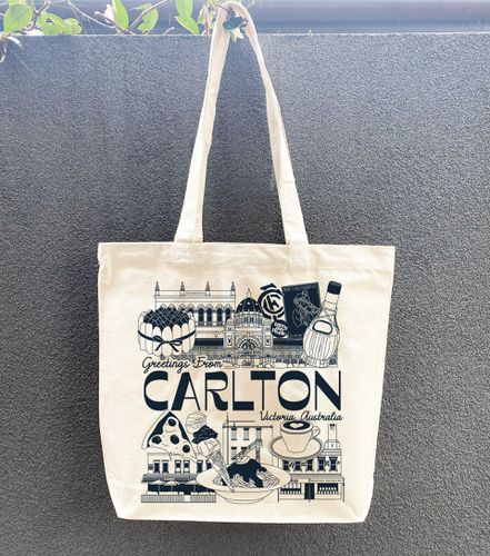 Cover image for Greeting from Carlton Tote Bag