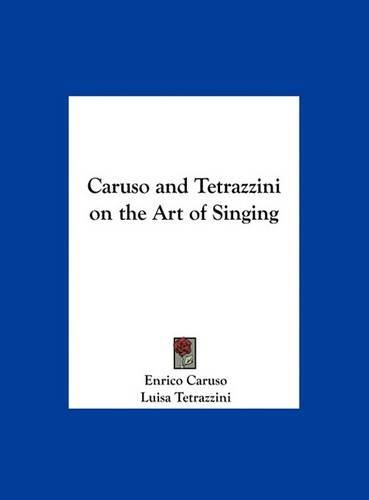 Cover image for Caruso and Tetrazzini on the Art of Singing