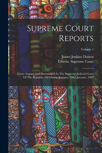 Cover image for Supreme Court Reports