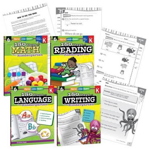 180 Days of Practice Grade K Bundle (Grade K)