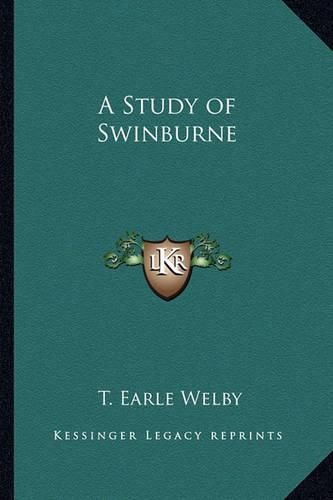 Cover image for A Study of Swinburne